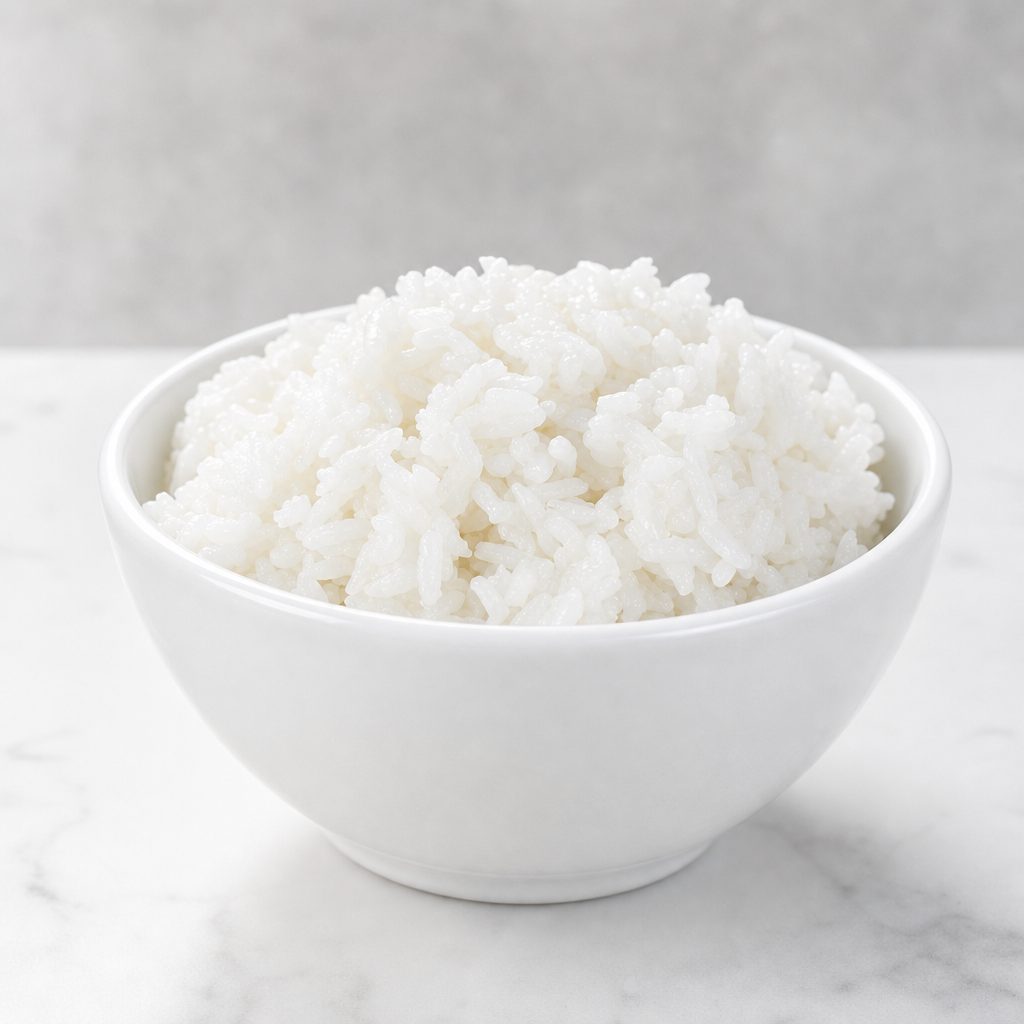 Steamed Rice.