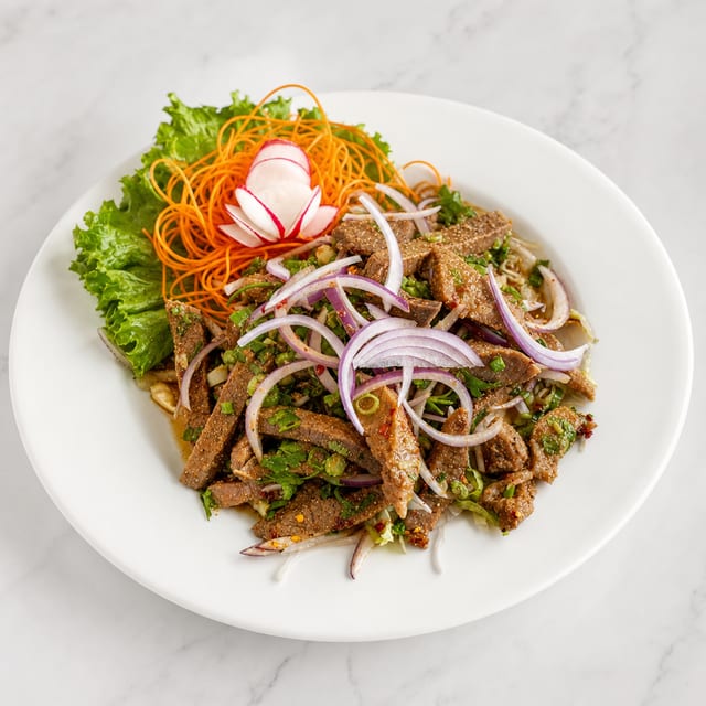 Nua Num Tok (Thai Beef Salad).
