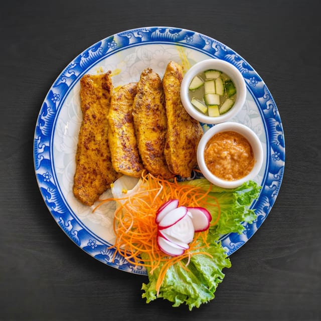 Chicken Satay (4 pcs).