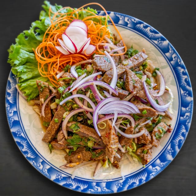 Nua Num Tok (Thai Beef Salad).