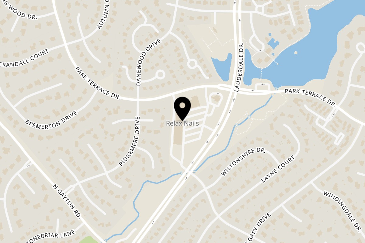 Map showing the location of Thai Won On on 3422 Lauderdale Dr in Richmond